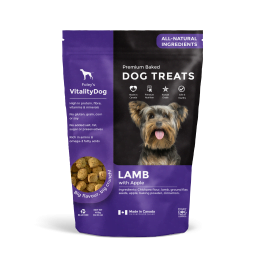 treats VitalityDog Vitality Dog lamb with apple English side